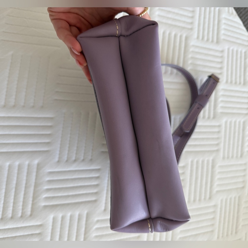 Purple Crossbody Tote Bag - Women's Shoulder Bag - Picture 8 of 16